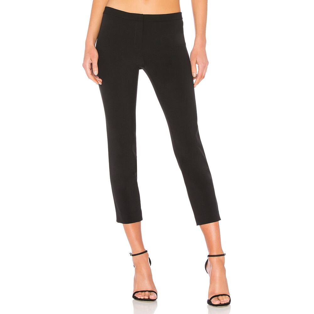 Theory Perform Tech Classic Crop Skinny Pants Black Size 4